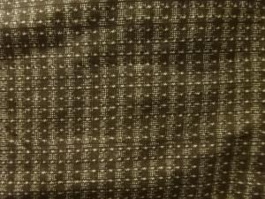 アンティーク　縞模様織出し本場泥大島紬男物着物